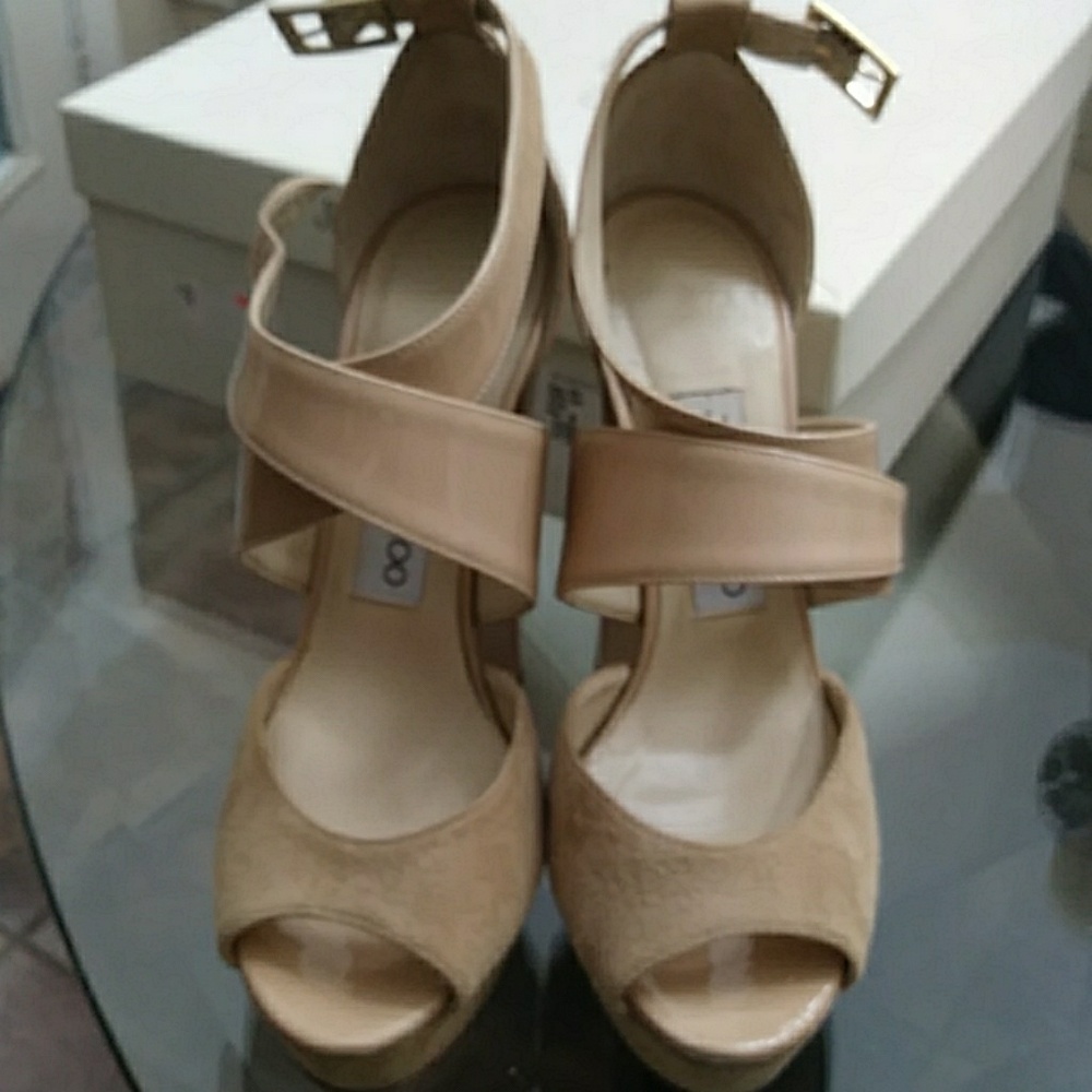 Jimmy Choo FIERY in nude patent size 36
